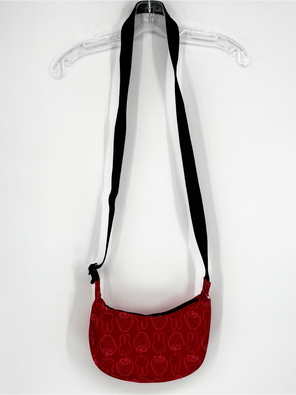 Baggu Miffy Small Nylon Crescent Bag Crossbody New Strawberry